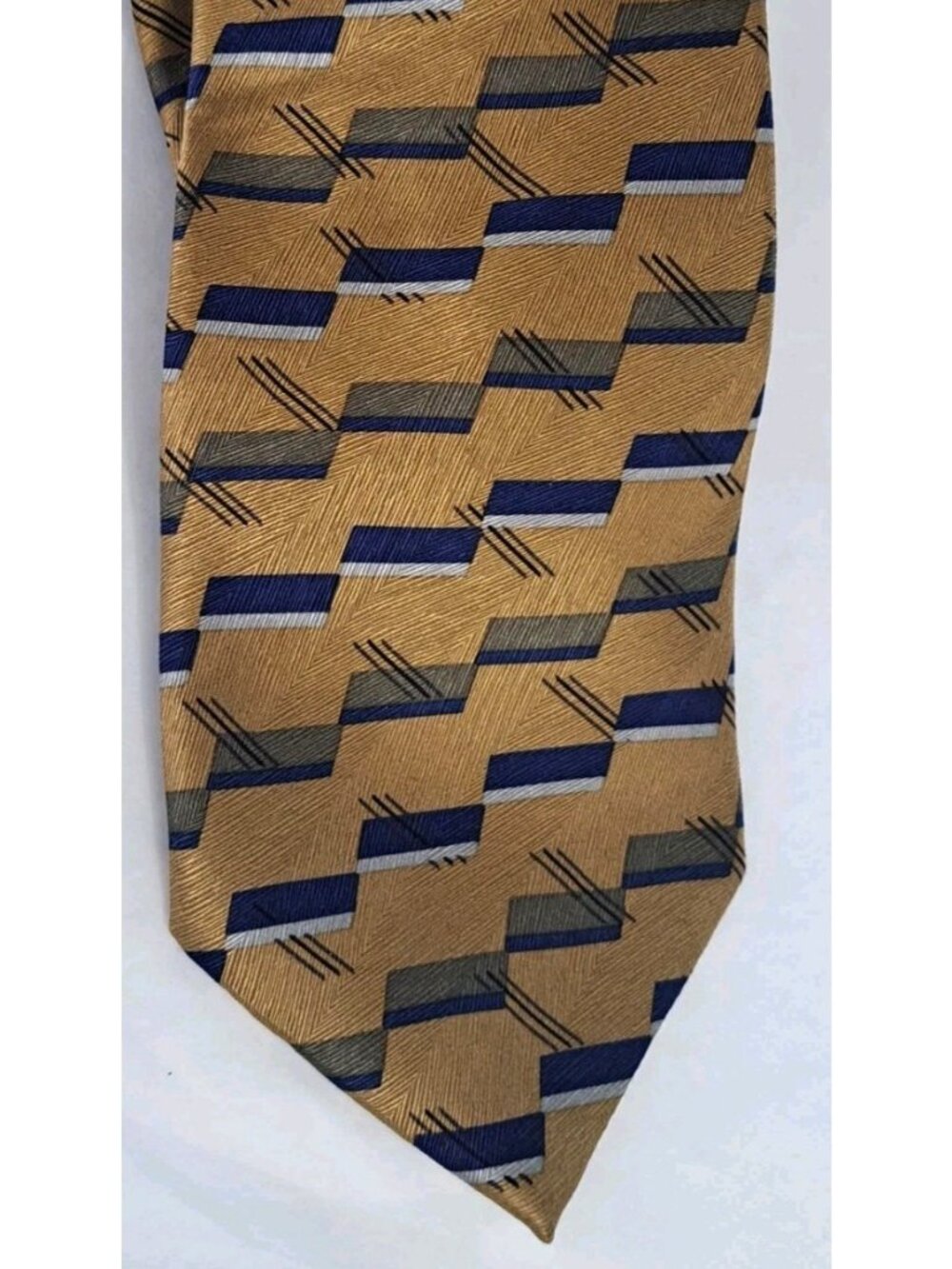 Gianfranco Ruffini Italy Men's Silk Tie Multicolor Wide Width Standard Length